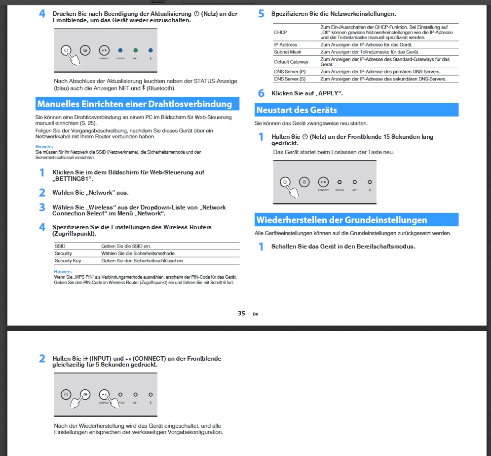 WXA 50 von Yamaha Installation und Einbindung in die Musiccast App